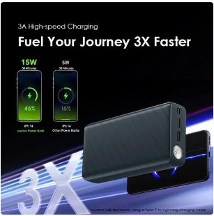 Oraimo PowerBox 300 Lit 30000mAh 15W Power Bank - OPB-1301