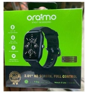 Oraimo Watch 5 Lite 2.01" HD Screen Smart Watch