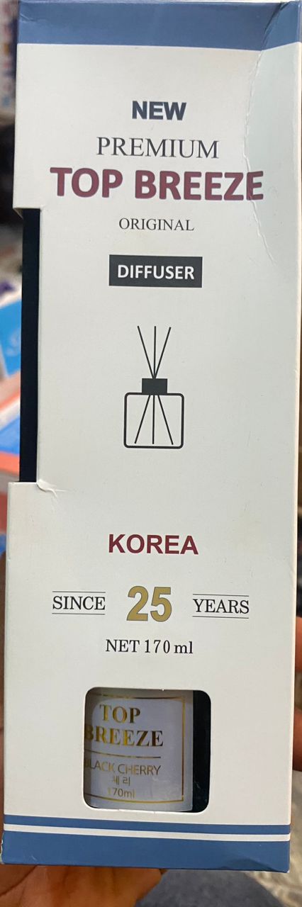 New Premium Top Breeze Original Diffuser Korea Black Cherry 170ml-De-Discount Empire