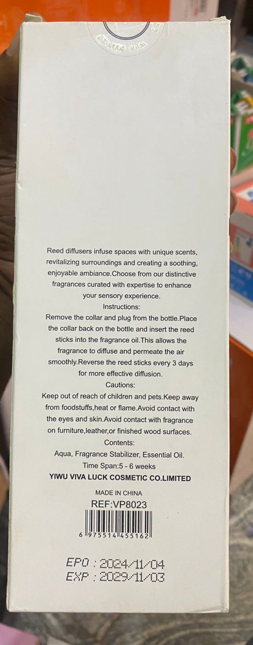 Via Pinky Roses Scented Diffuser 100ml