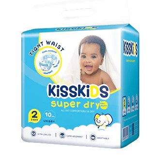 KISSKIDS BABY DIAPERS MINI X10